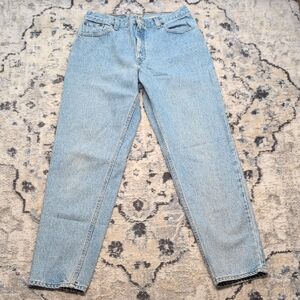 Vintage Levi’s 550 Made in USA Jeans Women’s Jr 13 M Relaxed Fit Tapered Leg